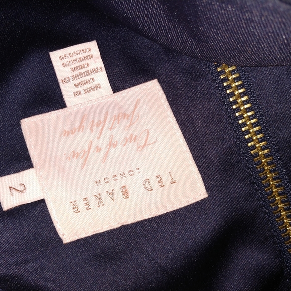 Ted Baker dress . Size 2 - Picture 4 of 5